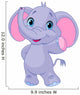 Cute Elephant Wall Decal