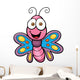 Vector Illustration of Butterfly cartoon 