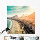 Aerial view of Copacabana Beach in Rio de Janeiro, Brazil Wall Mural