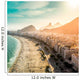 Aerial view of Copacabana Beach in Rio de Janeiro, Brazil Wall Mural