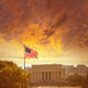 Abraham Lincoln Memorial Building Washington Dc Wall Decal