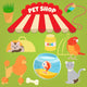 Pet Shop Wall Decal