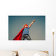 Child superhero portrait Wall Mural