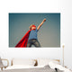 Child superhero portrait Wall Mural