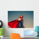 Child superhero portrait Wall Mural