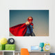 Child superhero portrait Wall Mural