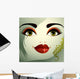 Parts Face Young Beautiful Wall Decal