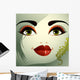 Parts Face Young Beautiful Wall Decal