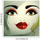 Parts Face Young Beautiful Wall Decal