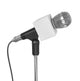 News Microphone With Blank Box, Isolated On A White Background. Wall Decal