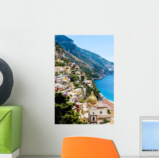 view of Positano Wall Mural