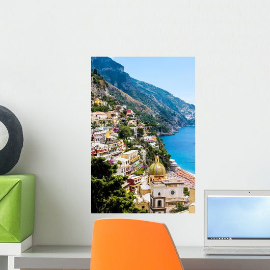view of Positano Wall Mural