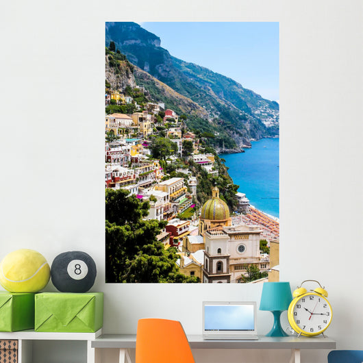 view of Positano Wall Mural