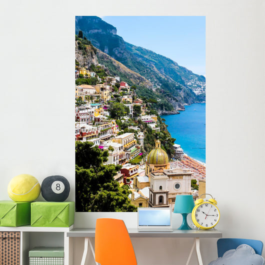 view of Positano Wall Mural