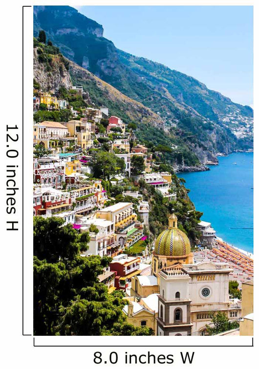 view of Positano Wall Mural