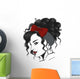 woman with undo and red headband Wall Decal