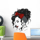 woman with undo and red headband Wall Decal