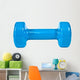 Gymnastics dumbbell Wall Decal