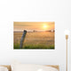 Meadow and Fence Wall Decal
