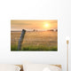 Meadow and Fence Wall Decal