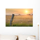 Meadow and Fence Wall Decal