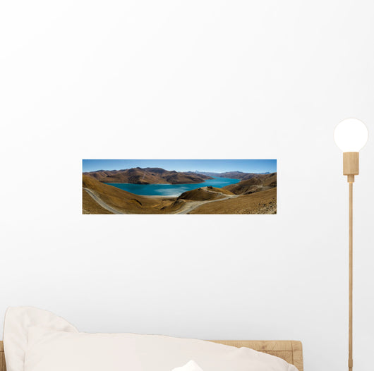 Panorama of Yamdrok Lake in Tibet Wall Mural