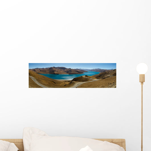 Panorama of Yamdrok Lake in Tibet Wall Mural