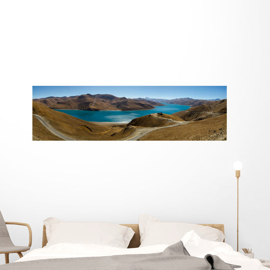 Panorama of Yamdrok Lake in Tibet Wall Mural