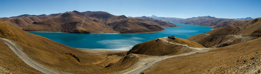 Panorama Of Yamdrok Lake In Tibet Wall Decal