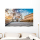 Basilica of St. Francis of Assisi at sunset, Assisi, Italy Wall Mural