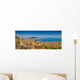 City of Naples with Mt. Vesuvius at sunset, Campania, Italy Wall Mural
