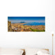 City of Naples with Mt. Vesuvius at sunset, Campania, Italy Wall Mural