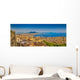 City of Naples with Mt. Vesuvius at sunset, Campania, Italy Wall Mural