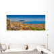 City of Naples with Mt. Vesuvius at sunset, Campania, Italy Wall Mural