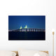 Sunshine Skyway Bridge Night Wall Decal