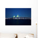 Sunshine Skyway Bridge Night Wall Decal
