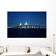 Sunshine Skyway Bridge Night Wall Decal