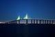 Sunshine Skyway Bridge Night Wall Decal