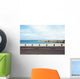 Asphalt Road near Port Wall Decal