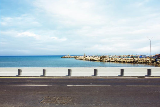 Asphalt Road near Port Wall Decal