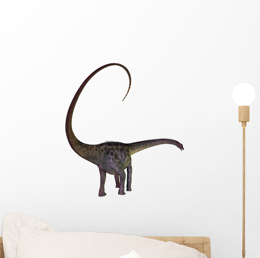Diplodocus White Wall Decal