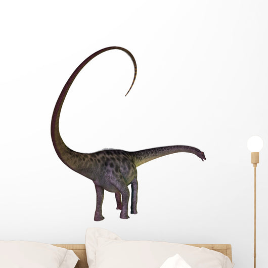 Diplodocus White Wall Decal