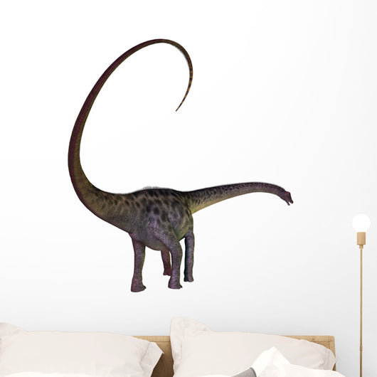 Diplodocus White Wall Decal
