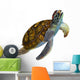 Green Sea Turtle Wall Decal Design 2