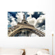 Eiffel Tower from below Wall Decal