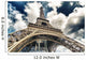Eiffel Tower from below Wall Decal