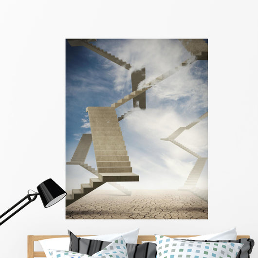 Endless Stairs Wall Decal
