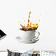 Pouring Coffee Cup Wall Decal