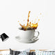 Pouring Coffee Cup Wall Decal
