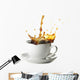 Pouring Coffee Cup Wall Decal